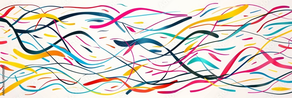 Poster vibrant seamless pattern for creative projects generative ai