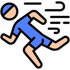 marathon filled line icon