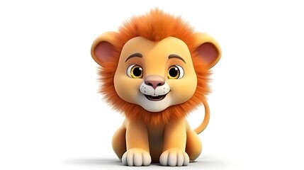 Obraz premium Cute and cuddly, this baby lion is sure to put a smile on your face.