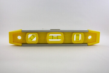 A Small Yellow Bubble Level Tool Construction Woodworking Remodeling Handyman