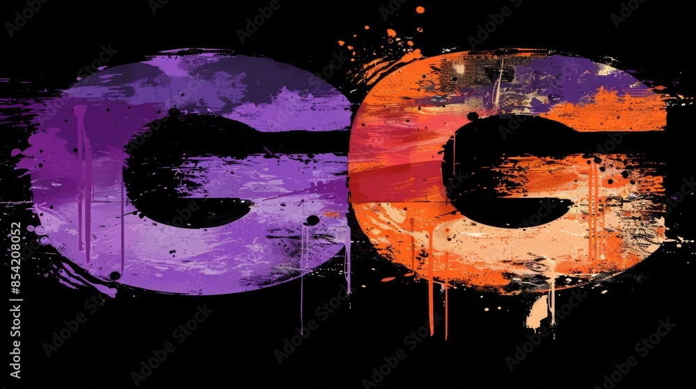 Aufkleber create a dynamic and vibrant photography logo with a colorful g symbol surrounded by abstract shapes
