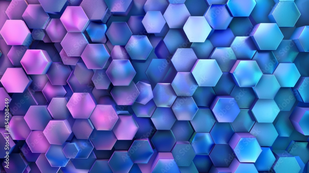 Aufkleber geometric abstract background in multicolor. 3d rendering of your business.