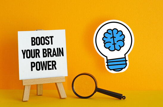 Boost Your Brain Power is shown as the educational concept
