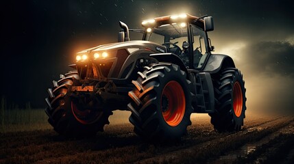 Fototapeta premium A tractor 