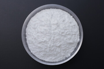 Bowl of baking soda, Sodium bicarbonate powder