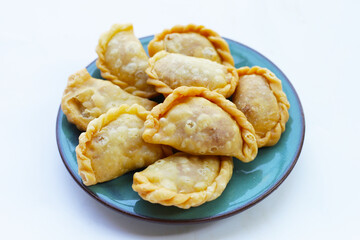 Mini curry puff. Thai dessert