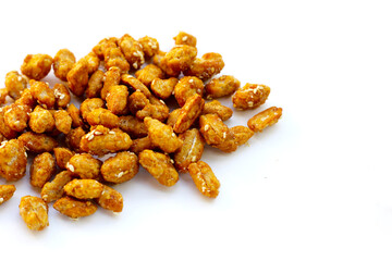 Caramelised peanuts with sesame, Candied peanuts