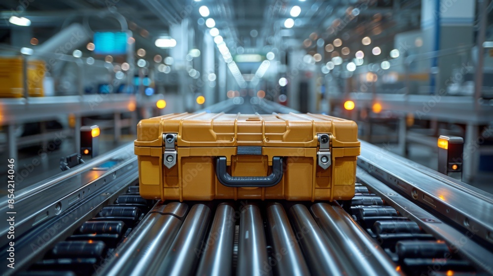 Poster showcase the precision of the x-ray scanner in detecting various items within baggage, illustrating 