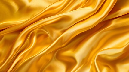 金色のシルクサテンのテクスチャ