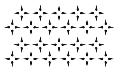  abstract geometric shapes on white background