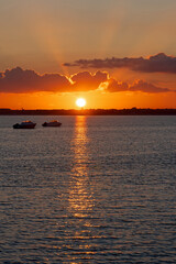 Sonnenuntergang in der Bretagne