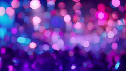 The blur of music lights and people comes together to create an unforgettable sensory experience.