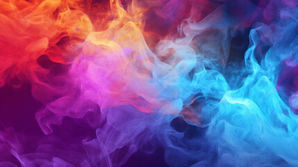 Fototapeta premium rainbow smoke background