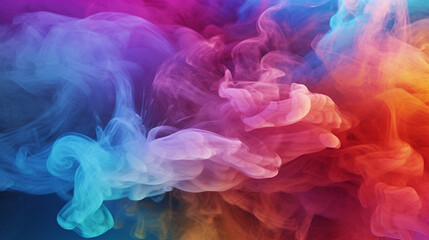 Obraz premium rainbow smoke background