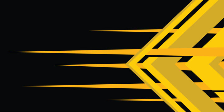 car wrap design with yellow and black color theme