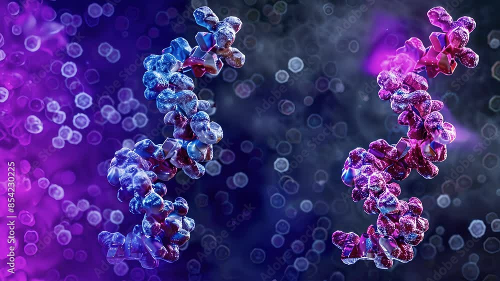 Poster a comparison of two histone proteins one with acetyl groups attached and one without highlighting th