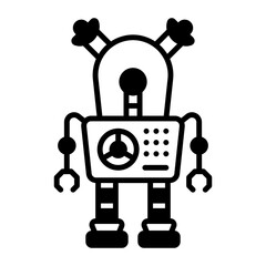 living organism machines vector design, Artificial general intelligence symbol, Natural Language Processing sign, Machine Deep Learning stock illustration, fintech robotic process automation concept