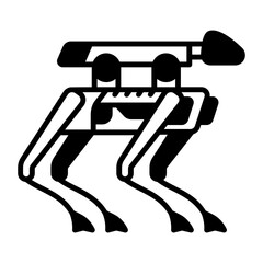 imaginary animals characters vector design, Artificial general intelligence symbol, Natural Language Processing sign, Machine Deep Learning illustration,Artificially intelligent Robotic pets concept