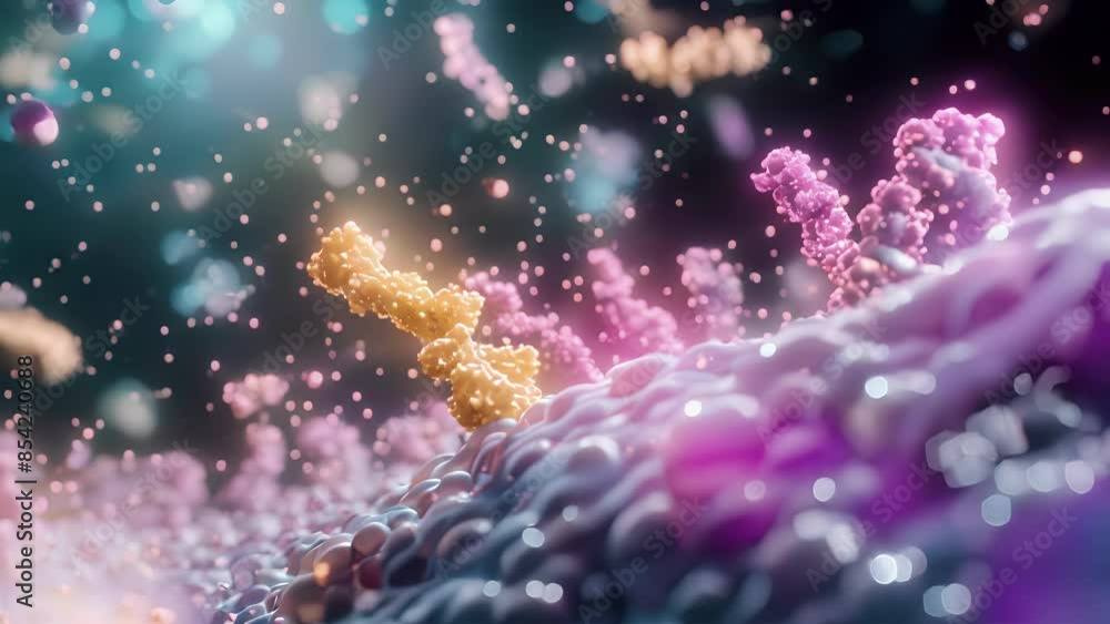 Poster a microscopic view of a tlr signaling pathway involving interactions with various other proteins and