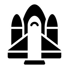 Fototapeta premium Spaceship icon