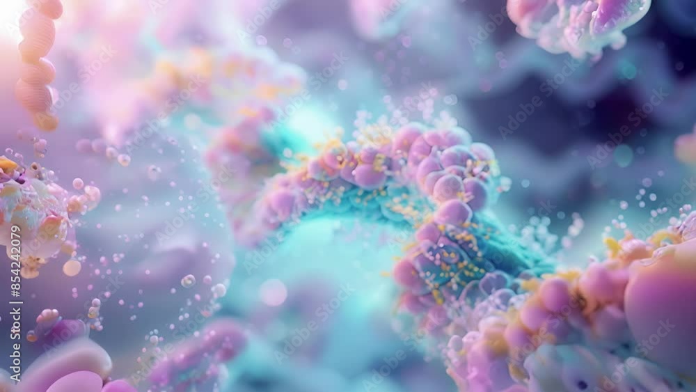 Poster an animation of the various types of glycosylation patterns on a glycoprotein illustrating their rol