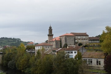 Fototapeta premium Panorámica de Ribadavia, Galicia