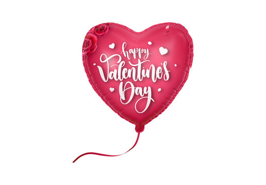 Heart Balloon Mockup