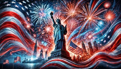 Celebration of Freedom: Independence Day in Vibrant Colors