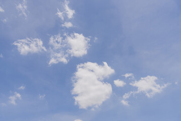 blue sky with clouds