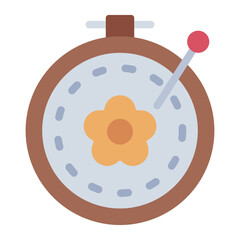 Embroidery hoop icon