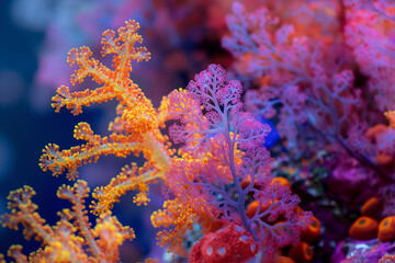 Fototapeta premium The extraordinary beauty of the underwater ecosystem