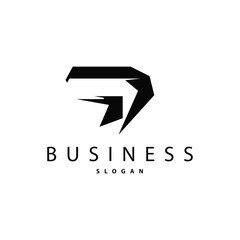 Minimal Initial D Letter Logo Modern And Luxury Geometric Design Icon Vector Template Element