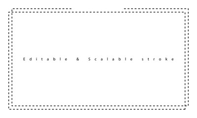 Border frame line illustration page on white background.