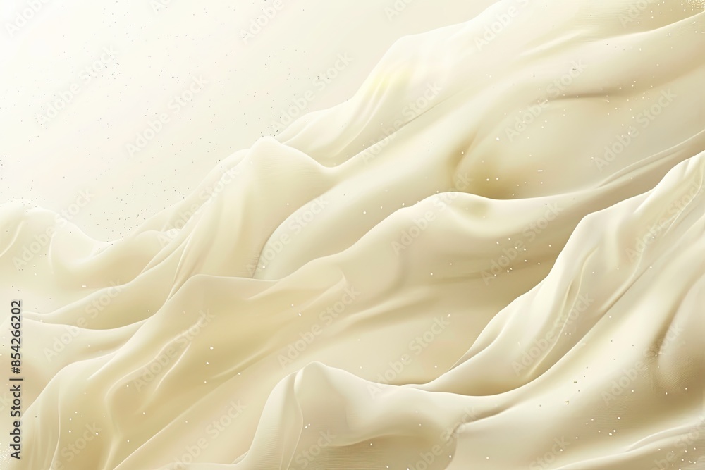 Aufkleber a white background with a white fabric on it. the fabric is folded and has a pattern