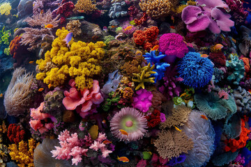 Obraz premium The extraordinary beauty of the underwater ecosystem