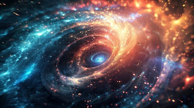 The cosmic music reaches its with a grand finale featuring all the particles joining together in perfect harmony.