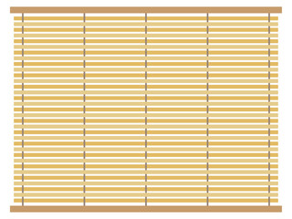 簾のシンプルなイラスト