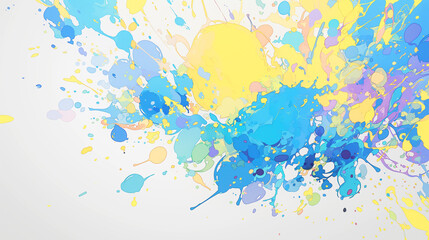 Obraz premium カラフルなインク