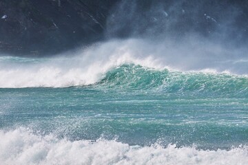 Stormy Waves Breaking