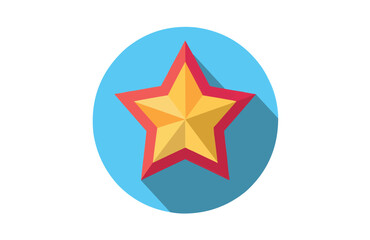 Favorite color icon vector, isolated on white background. Beautiful favorite icon.