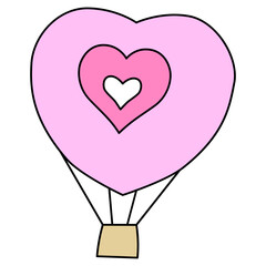 Heart Hot Air Balloon