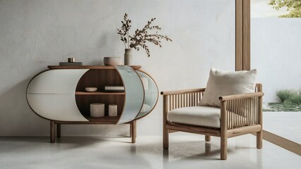 living room with furniture