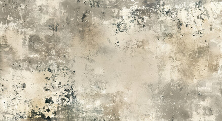 Obraz premium Grunge abstract pale cream old wall texture background wallpaper. Backdrop, abstract, tattered, artistic pattern, rough material, distressed, detailed composition