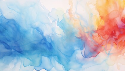 Fototapeta premium abstract colorful background with smoke, watercolor