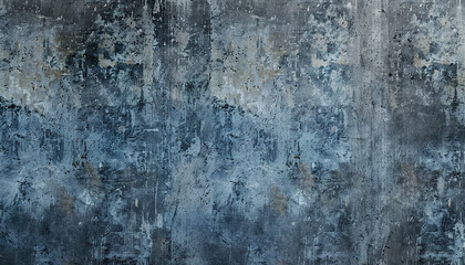 Fototapeta premium Grunge abstract dark blue old paper texture background wallpaper. Backdrop, abstract, tattered, artistic pattern, rough material, distressed, detailed composition