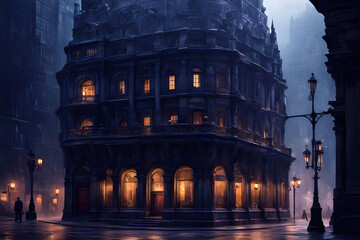 Fototapeta premium modern building in the city