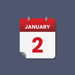 Calendar date month icon flat january vector