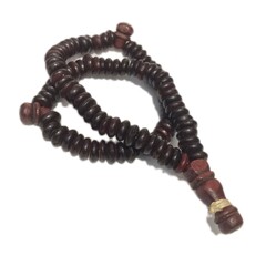 holy tasbih or islamic prayer beads isolated on white background