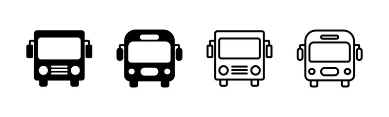Bus icon set. bus vector icon © AAVAA