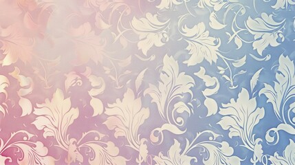Design of a damask background with soft pastel lines